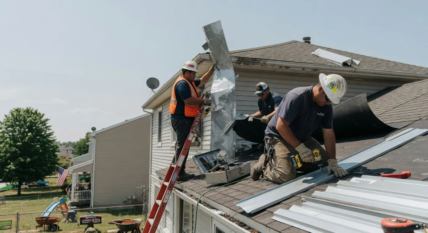 Metal Roof Repair in London Mills, IL